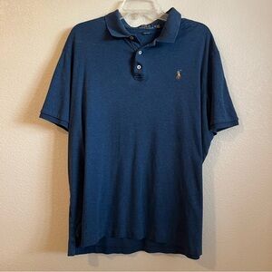 Polo Ralph Lauren Classic Fit Men's XL Blue Polo Shirt 100% Cotton